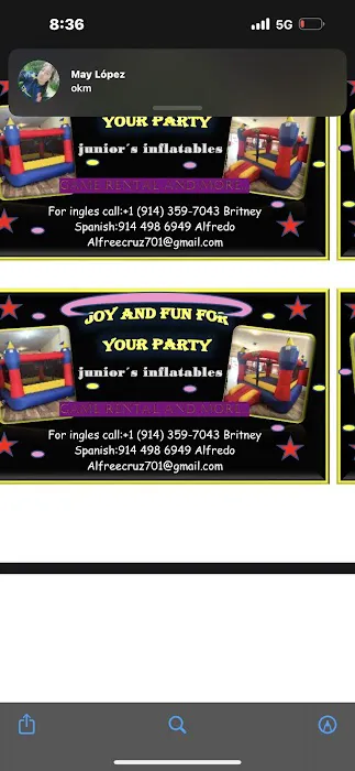 Junior’s inflatable 1